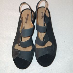 Sz.8M Womens Clarks Reedy Juno Wedge Sandals